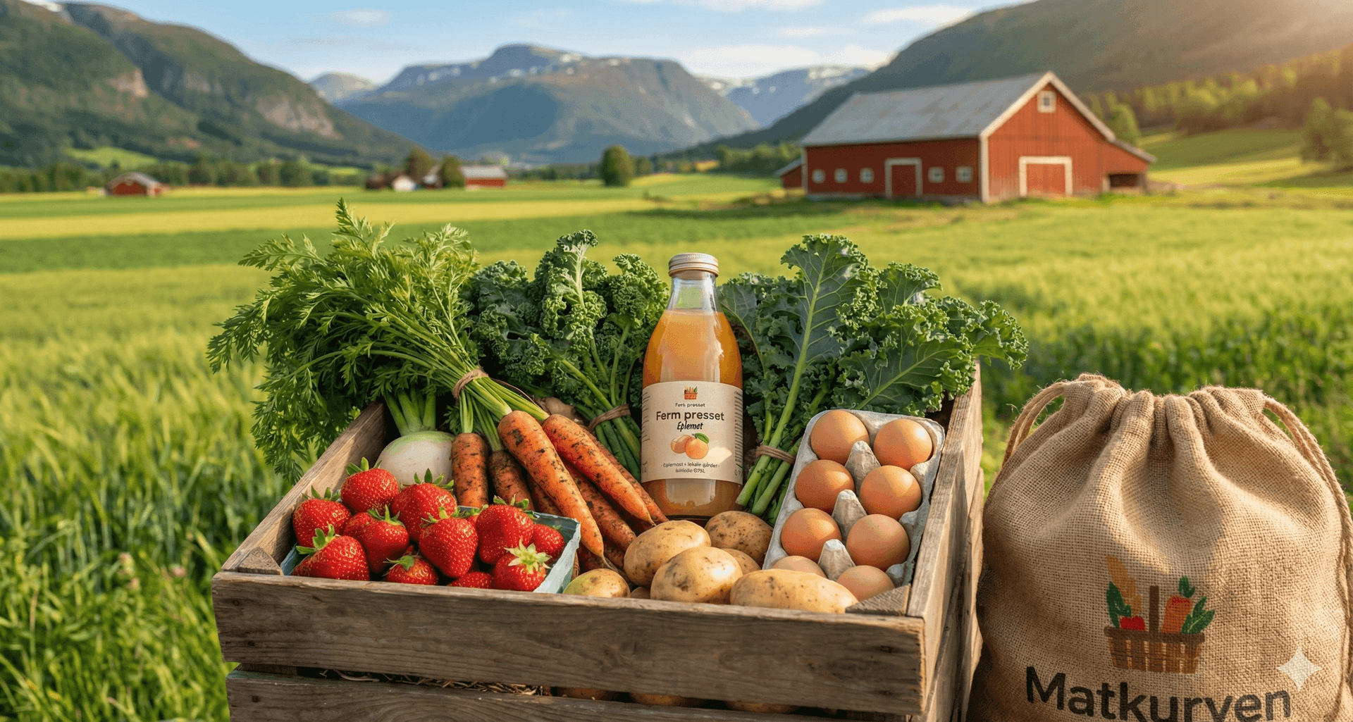Matkurven - ferske råvarer fra lokale gårder
